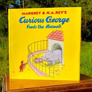 Set of 4 Vintage and Collectible Curious George Books